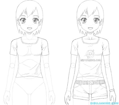 cuerpo chicas anime|Como dibujar a una mujer anime (cuerpo y rostro) – Paso a paso.